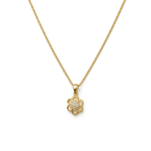 Petal Cluster Pendant, Pendants in 925 sterling silver, studio shot