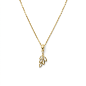 Leaf Drop Pendant, Pendants in 925 sterling silver, studio shot