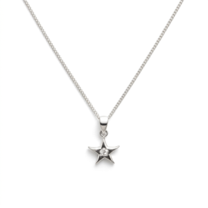 Star Pendant, Pendants in 925 sterling silver, studio shot