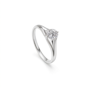 Point Solitaire Ring, Rings in 925 sterling silver, studio shot