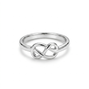 Knot Ring, Rings in 925 sterling silver, studio shot