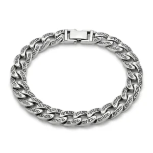 Greek Key Bracelet, bracelet in 925 sterling silver