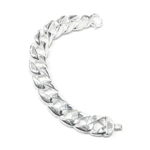 Heavy Curb Bracelet, bracelet in 925 sterling silver
