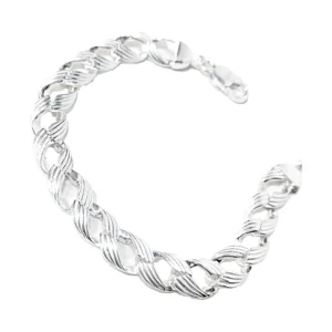 Twist Link Bracelet, bracelet in 925 sterling silver