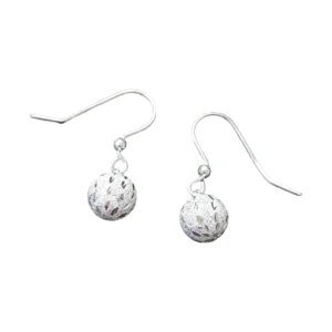 Speckled Ball Drop Earrings, earring in 925 sterling silver