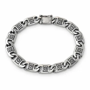 Greek Key Bracelet, bracelet in 925 sterling silver